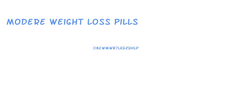 Modere Weight Loss Pills