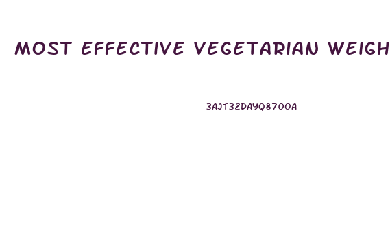 Most Effective Vegetarian Weight Loss Diet