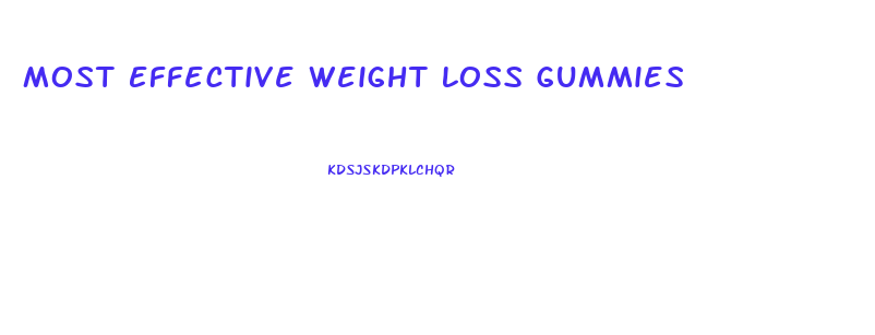 Most Effective Weight Loss Gummies