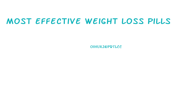 Most Effective Weight Loss Pills