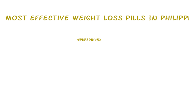 Most Effective Weight Loss Pills In Philippines