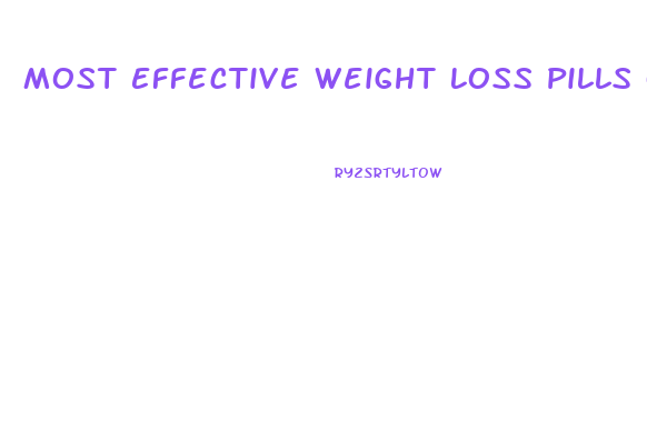 Most Effective Weight Loss Pills On The Market