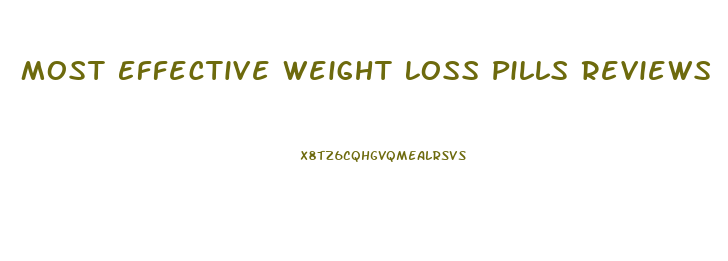 Most Effective Weight Loss Pills Reviews