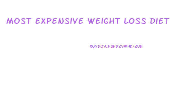 Most Expensive Weight Loss Diet