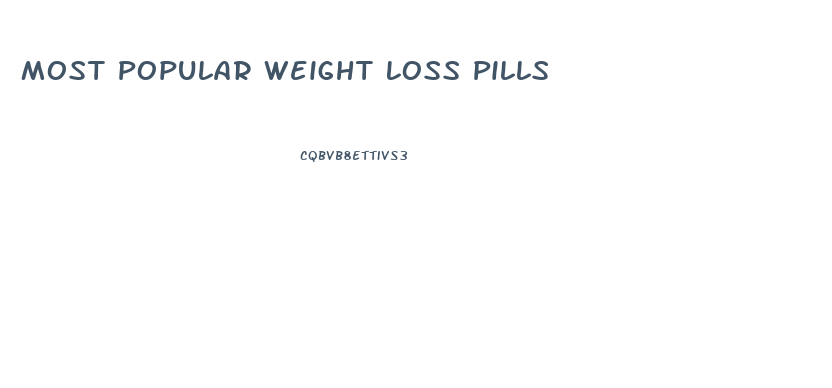 Most Popular Weight Loss Pills