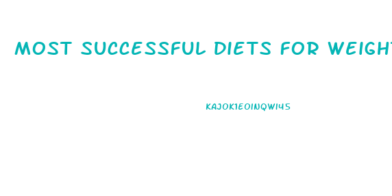 Most Successful Diets For Weight Loss