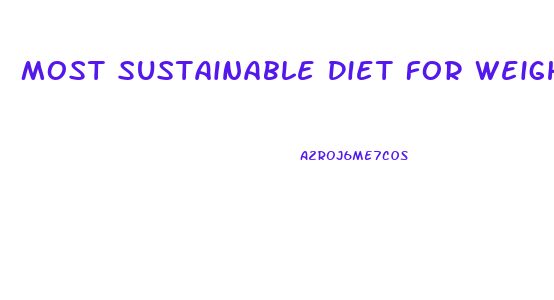 Most Sustainable Diet For Weight Loss