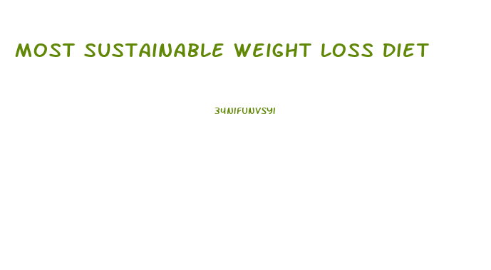 Most Sustainable Weight Loss Diet