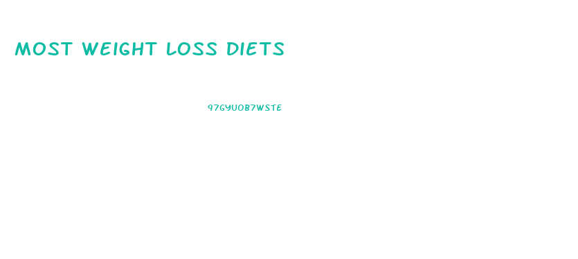 Most Weight Loss Diets