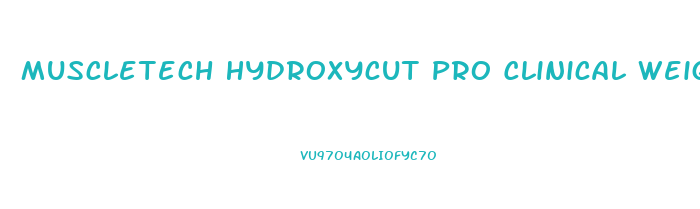 Muscletech Hydroxycut Pro Clinical Weight Loss Pills Capsules