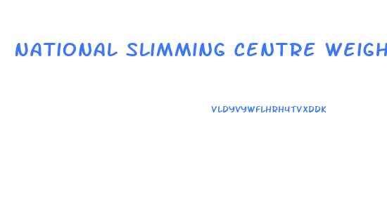 National Slimming Centre Weight Loss Pills