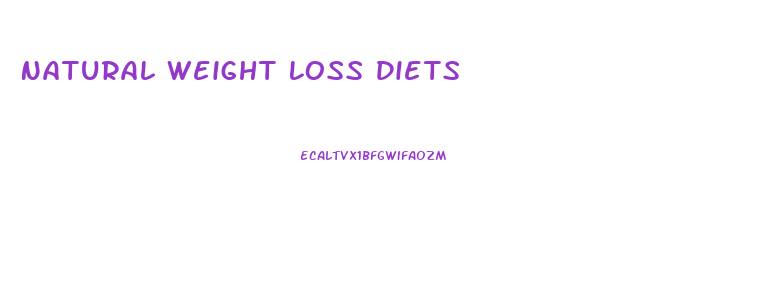 Natural Weight Loss Diets