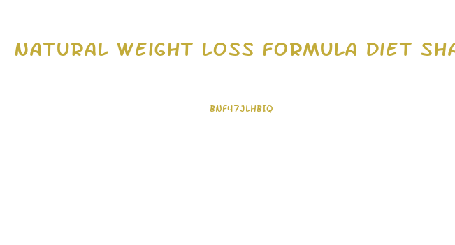 Natural Weight Loss Formula Diet Shark Tank