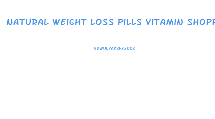 Natural Weight Loss Pills Vitamin Shoppe