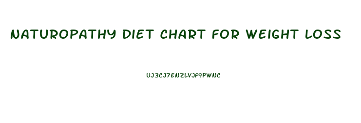 Naturopathy Diet Chart For Weight Loss