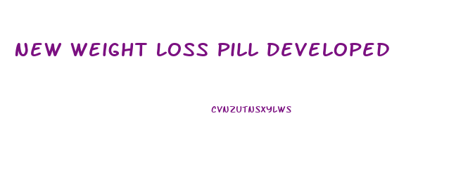 New Weight Loss Pill Developed