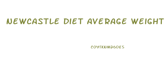 Newcastle Diet Average Weight Loss