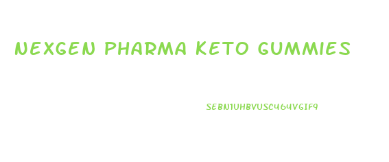 Nexgen Pharma Keto Gummies