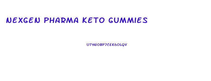 Nexgen Pharma Keto Gummies