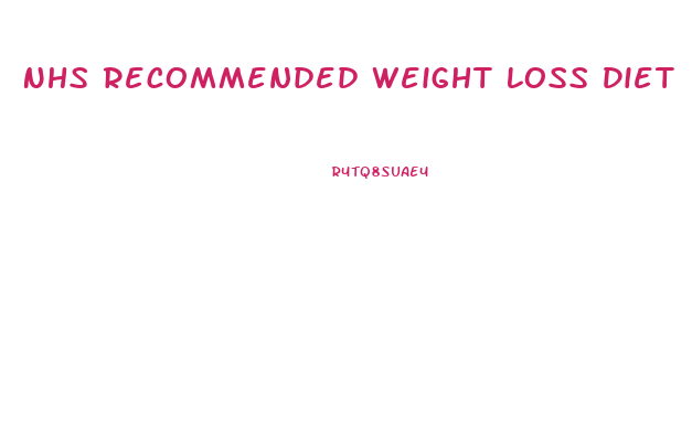 Nhs Recommended Weight Loss Diet