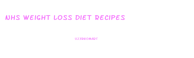 Nhs Weight Loss Diet Recipes