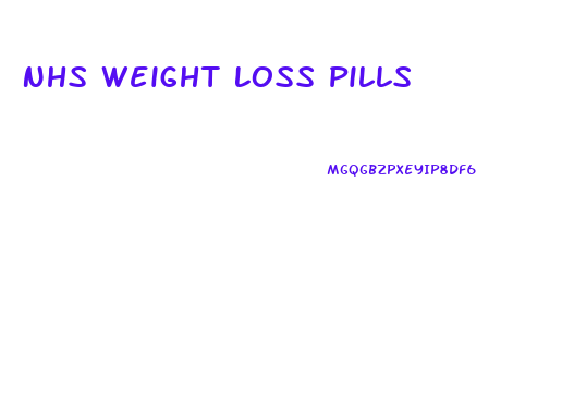 Nhs Weight Loss Pills
