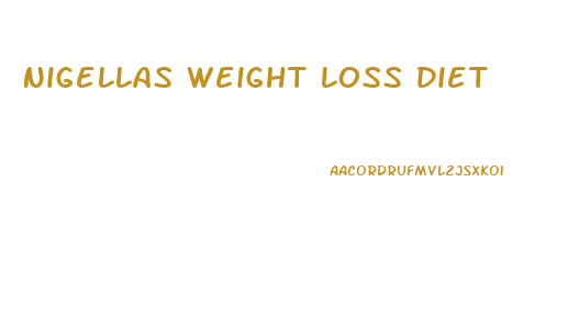 Nigellas Weight Loss Diet
