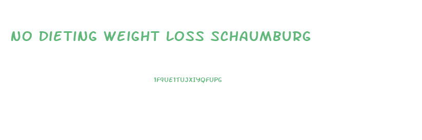 No Dieting Weight Loss Schaumburg