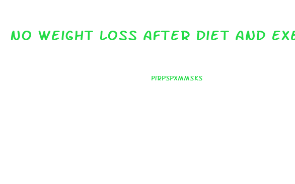 No Weight Loss After Diet And Exercise