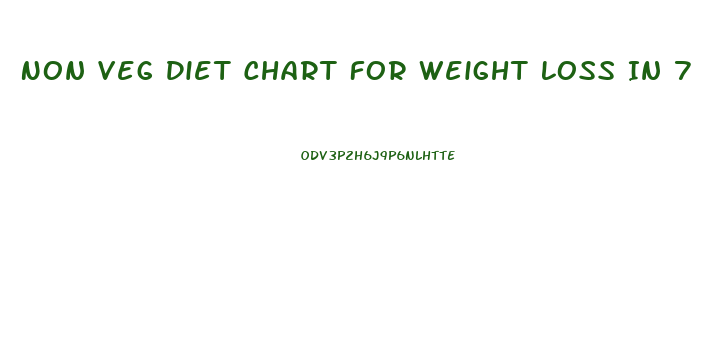 Non Veg Diet Chart For Weight Loss In 7 Days