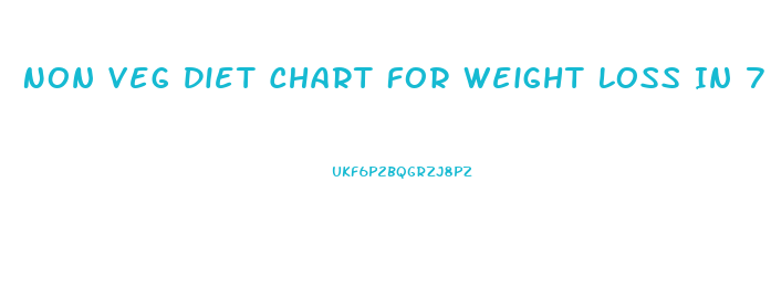 Non Veg Diet Chart For Weight Loss In 7 Days