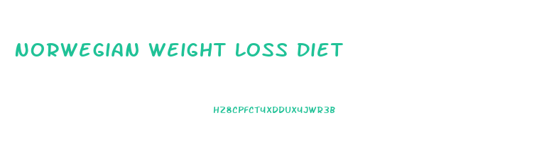 Norwegian Weight Loss Diet