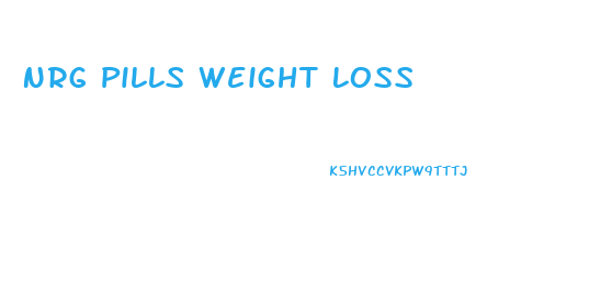 Nrg Pills Weight Loss