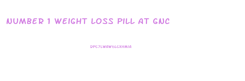 Number 1 Weight Loss Pill At Gnc