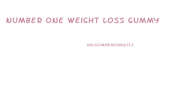 Number One Weight Loss Gummy