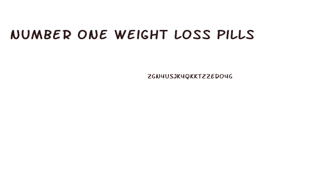 Number One Weight Loss Pills