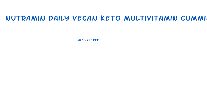 Nutramin Daily Vegan Keto Multivitamin Gummies