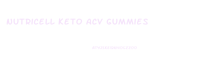 Nutricell Keto Acv Gummies