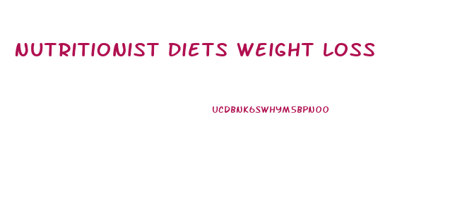 Nutritionist Diets Weight Loss