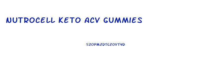 Nutrocell Keto Acv Gummies