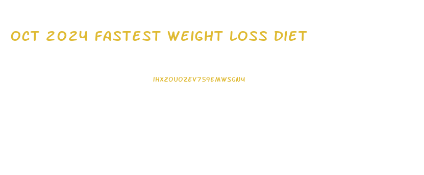 Oct 2024 Fastest Weight Loss Diet