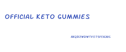 Official Keto Gummies