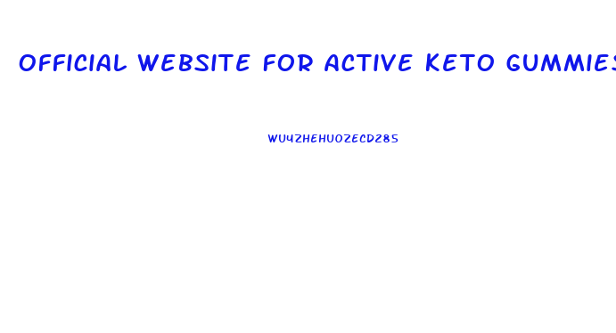 Official Website For Active Keto Gummies