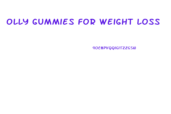 Olly Gummies For Weight Loss