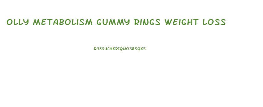 Olly Metabolism Gummy Rings Weight Loss