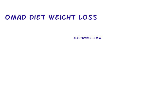 Omad Diet Weight Loss