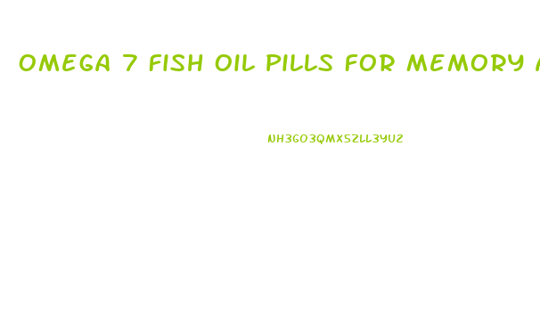 Omega 7 Fish Oil Pills For Memory And Weight Loss