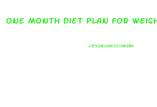 One Month Diet Plan For Weight Loss In Hindi