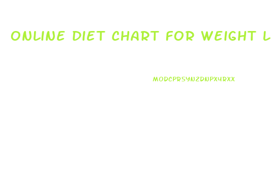 Online Diet Chart For Weight Loss India