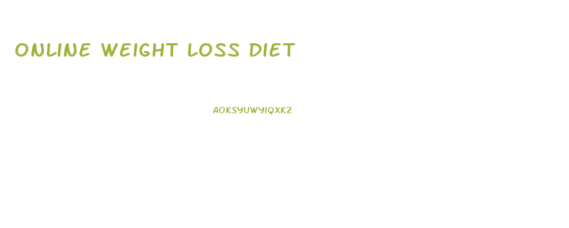 Online Weight Loss Diet